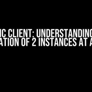 Async Client: Understanding the Limitation of 2 Instances at a Time