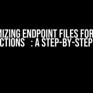 Customizing Endpoint Files for `rasa run actions`: A Step-by-Step Guide