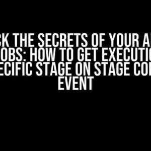 Unlock the Secrets of Your Apache Spark Jobs: How to Get Execution Plan for a Specific Stage on Stage Completion Event